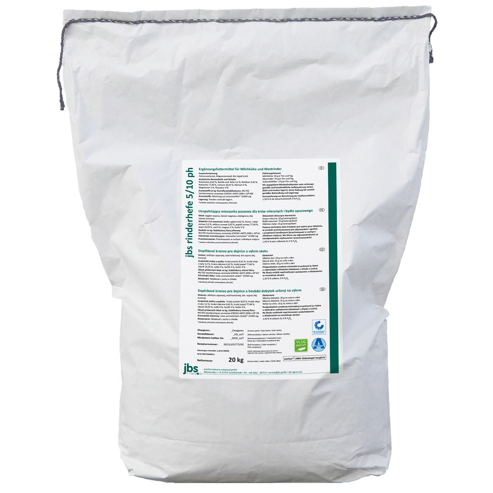 jbs rinderhefe 5/10 ph