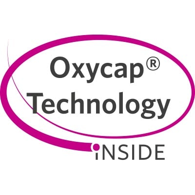 Oxycap-Technologie-Logo mit Inhalt
